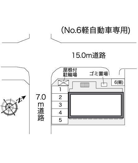 ＣＵＲＥ(25102)の駐車配置図