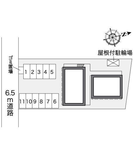 サンヒルズⅡ(25160)の駐車配置図