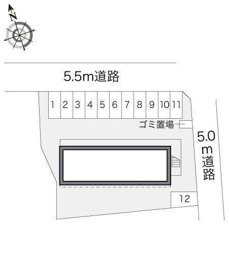湘南(17159)の駐車配置図