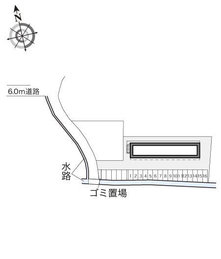アムール(17984)の駐車配置図