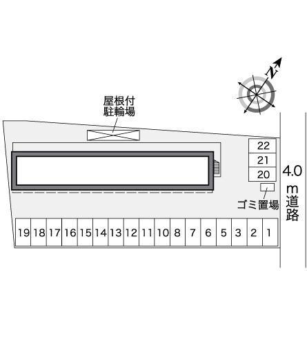 ハーモニー(25972)の駐車配置図