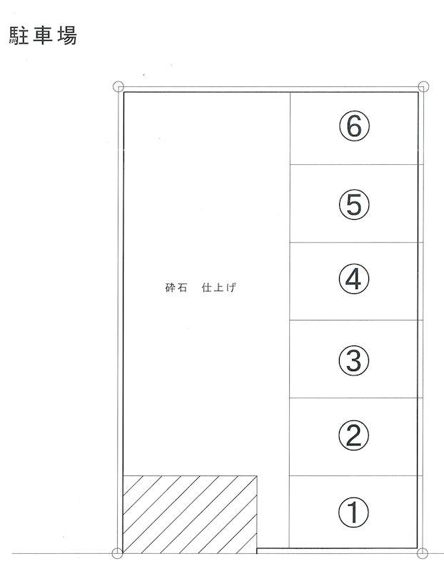思井鈴木駐車場の駐車配置図