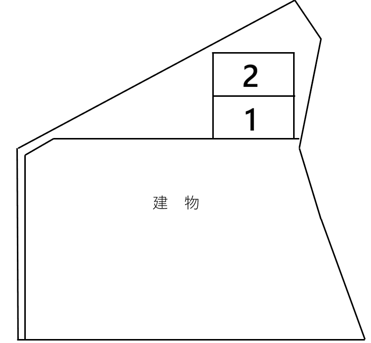 メープルⅢ駐車場の駐車配置図