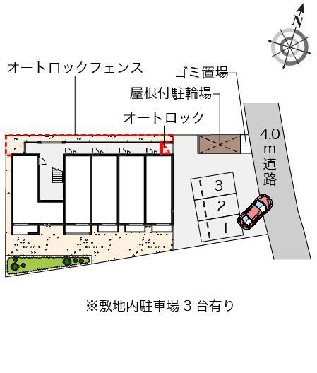 ミランダきぼう館(56277)の駐車配置図