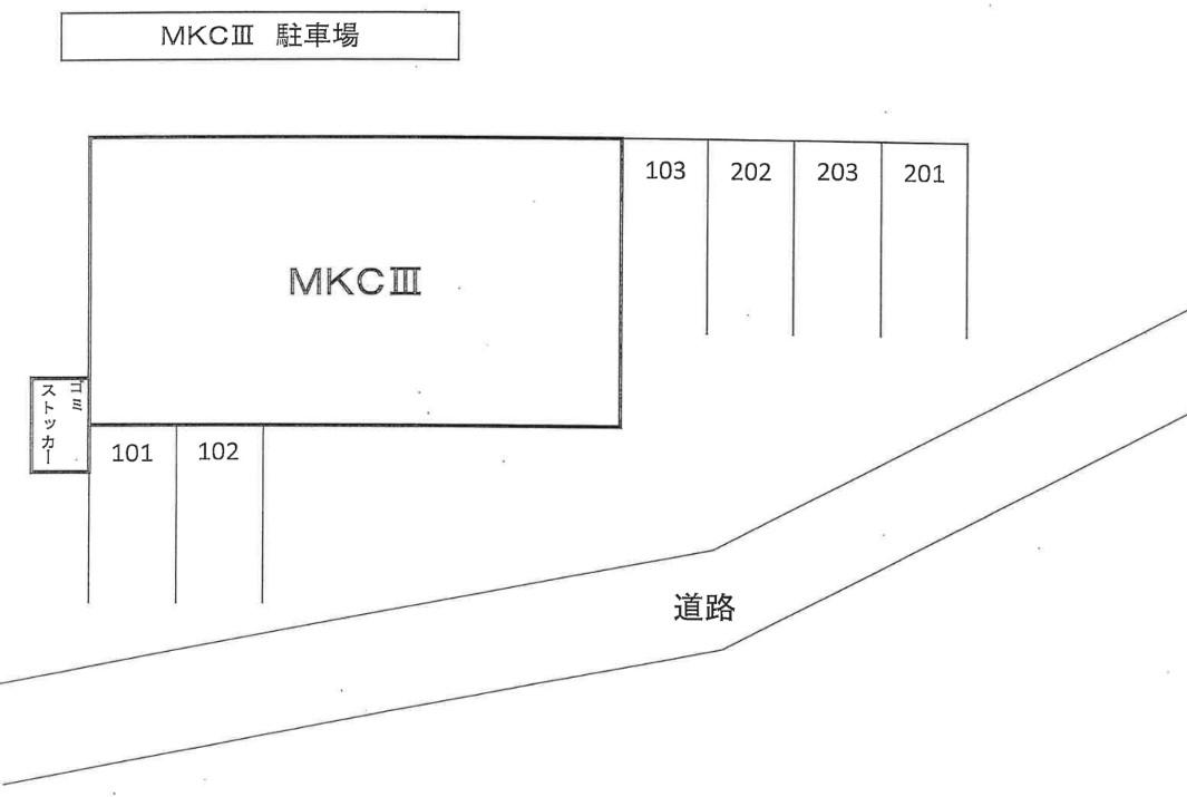 MKCⅢの駐車配置図
