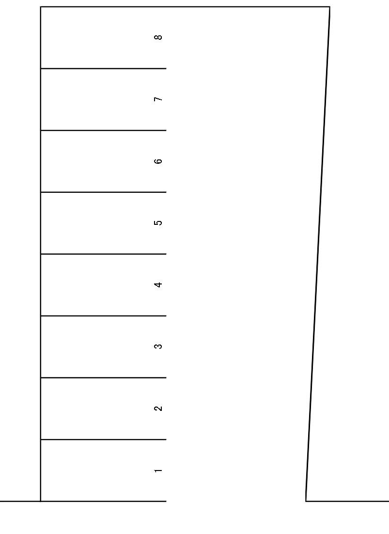 仲山駐車場の駐車配置図