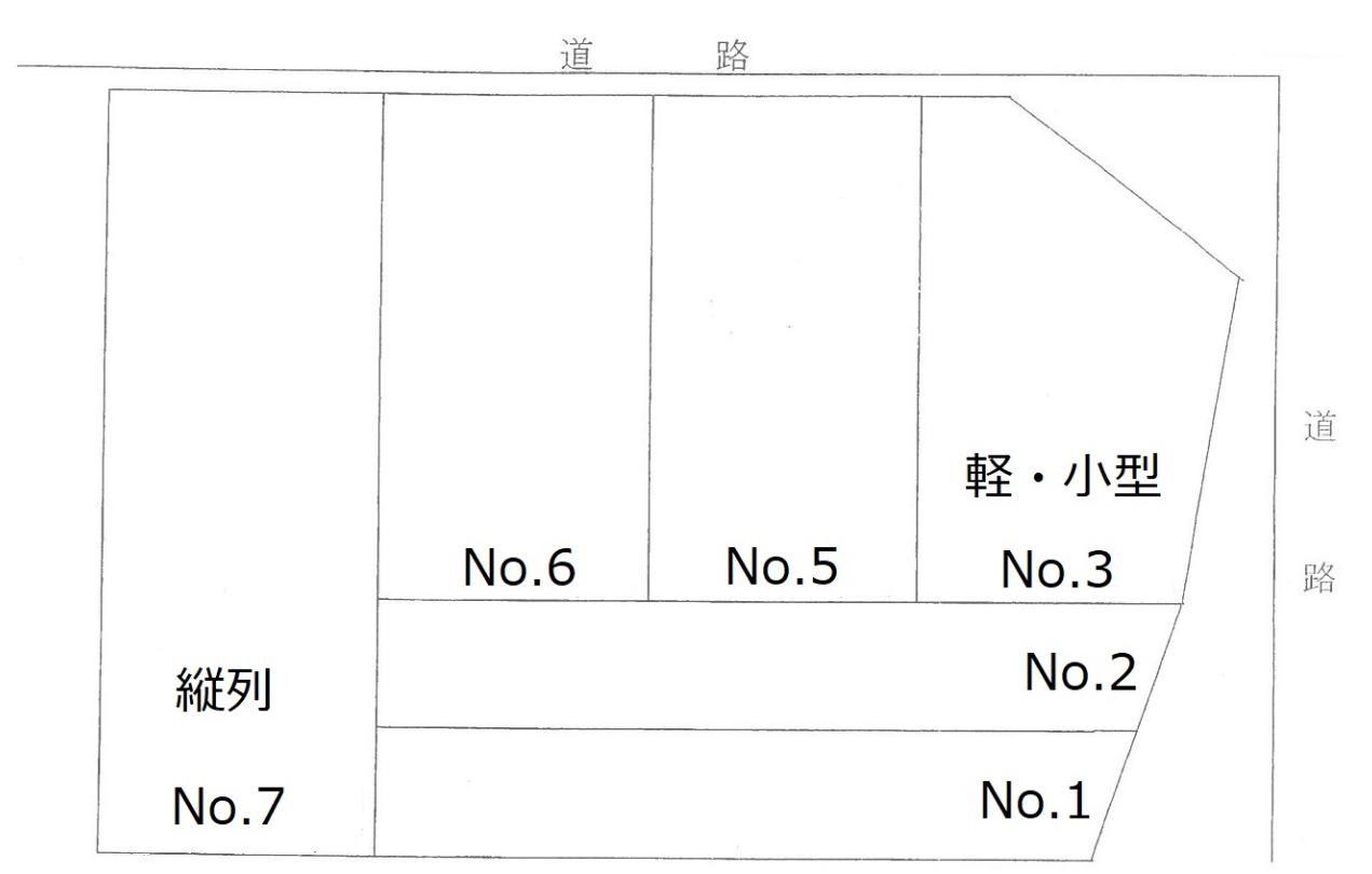 パーキングMの駐車配置図