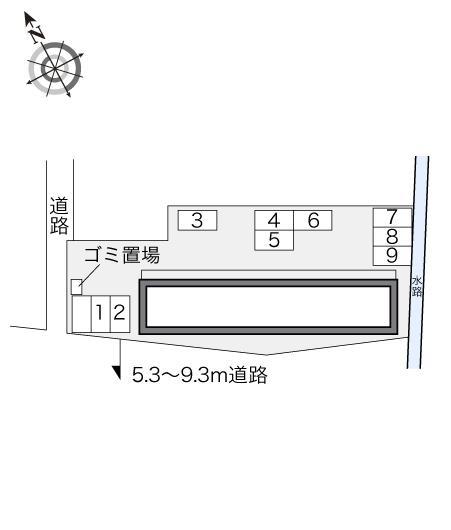 ベルコースト(20912)の駐車配置図