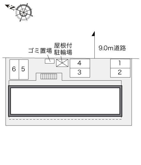 ハロー越谷(29995)の駐車配置図