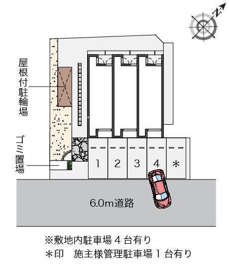 ウラノス(54508)の駐車配置図