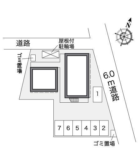 サニーコート(25470)の駐車配置図