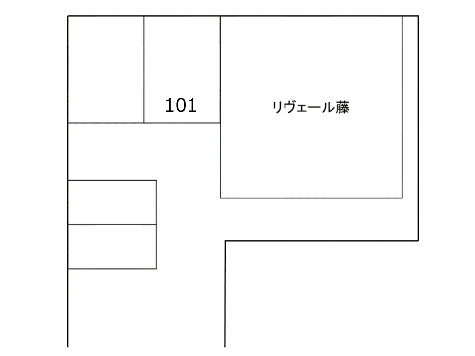 リヴェール藤の駐車配置図