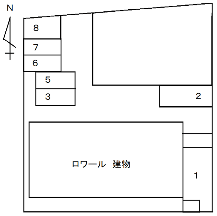 ロワールの駐車配置図