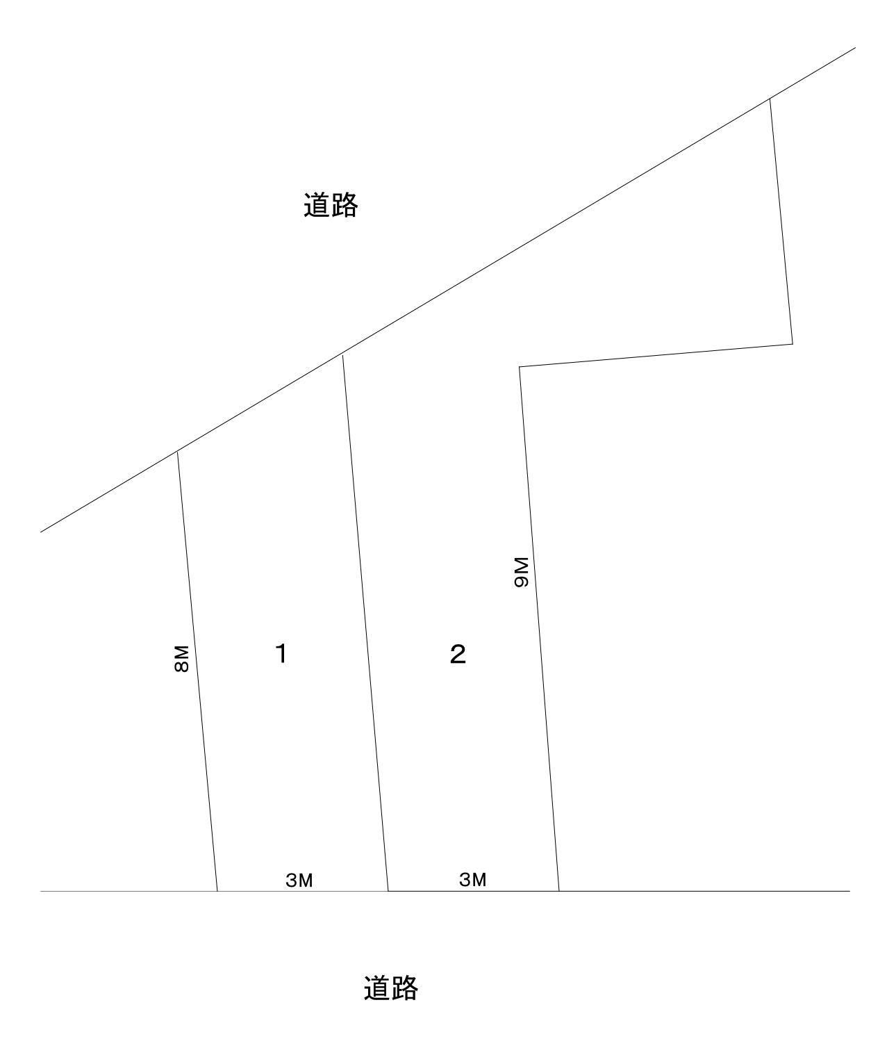 パーク春木本町の駐車配置図
