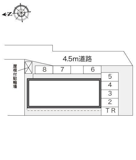 サザンクロス(15683)の駐車配置図