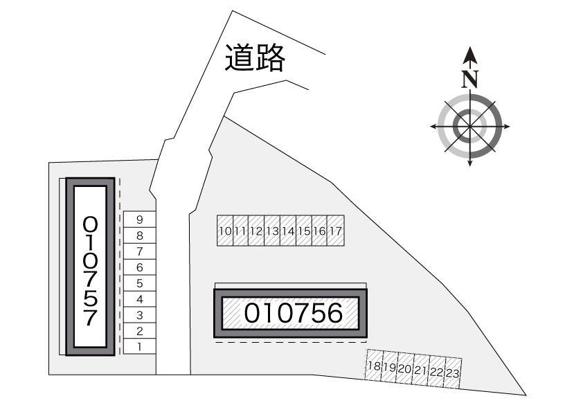 シティーＡ(10756)の駐車配置図