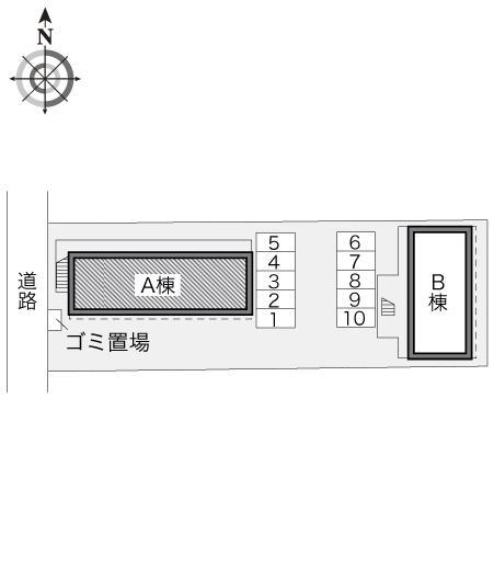 妻田北Ａ(18592)の駐車配置図