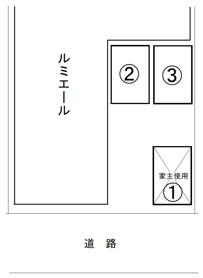 ルミエール駐車場（西習志野）の駐車配置図