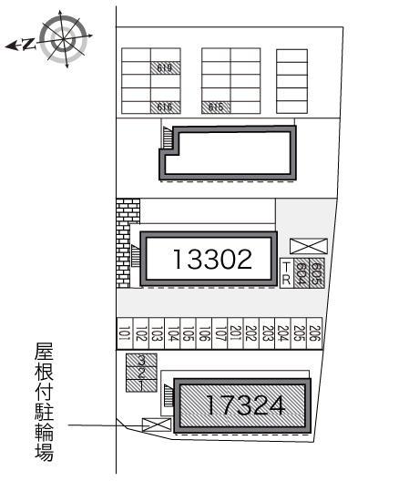 ヴィクトワール(17324)の駐車配置図