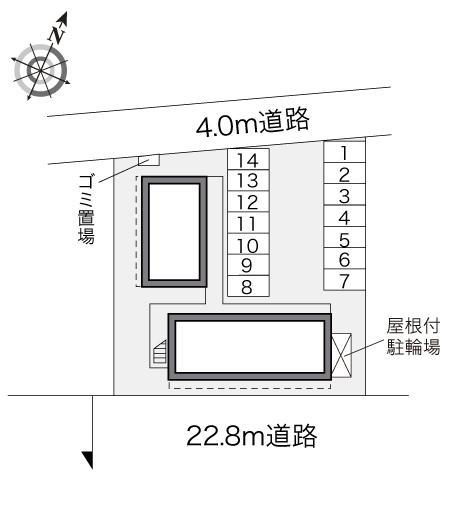 ＳＡＫＵＲＡ　Ⅰ(22956)の駐車配置図