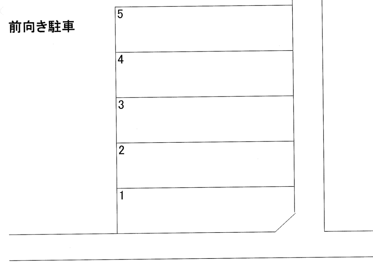 伊奈町小室駐車場の駐車配置図