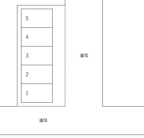 二本木3丁目駐車場の駐車配置図