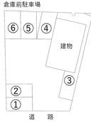 倉庫前駐車場の駐車場