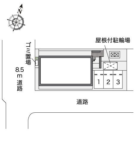 駅南Ｗｉｎｇ(45974)の駐車配置図