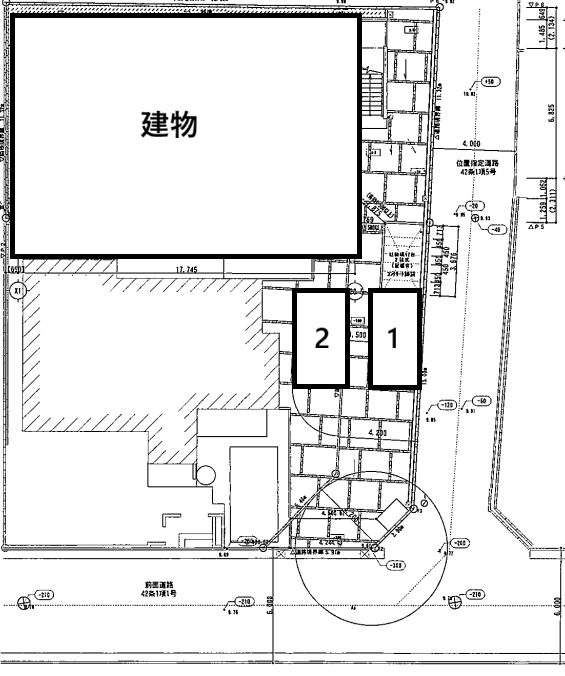 アムール準の駐車配置図