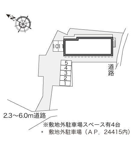 イーストⅠ(21440)の駐車配置図