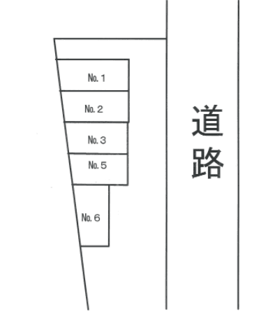 第1松本モータープールの駐車配置図