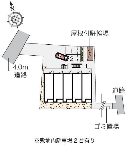 スフィア田中(55230)の駐車配置図