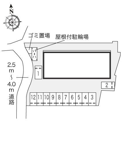サン井芹(46872)の駐車配置図