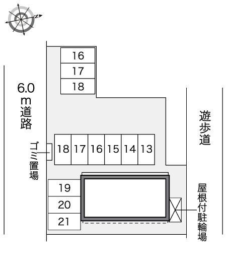 ＨＡＪＩＭＥ　Ⅱ(42094)の駐車配置図