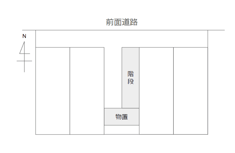 リバティハイツ（和歌山）の駐車配置図