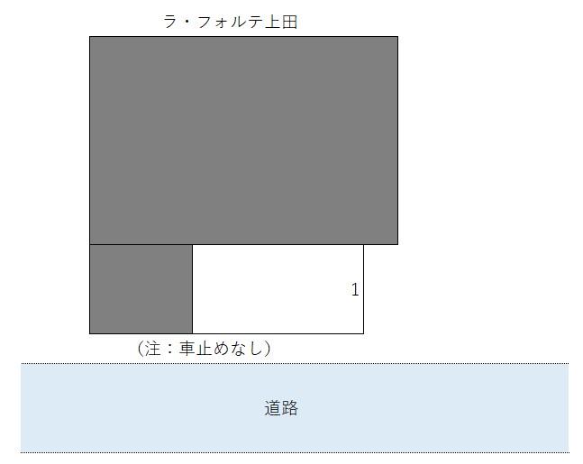 ラ・フォルテ上田（駐車場）の駐車配置図