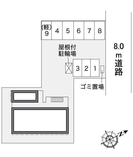 住之江(36557)の駐車配置図