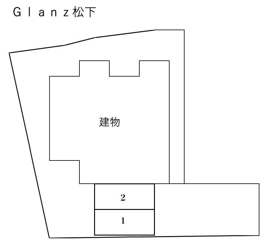 Ｇｌａｎｚ松下の駐車配置図
