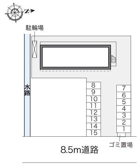 彩(24493)の駐車配置図