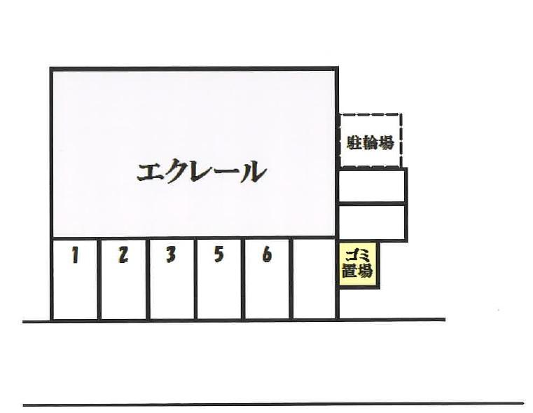 エクレールの駐車配置図
