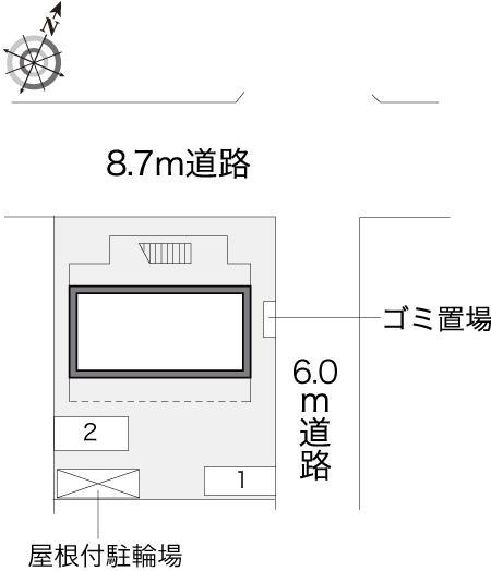 438(14753)の駐車配置図