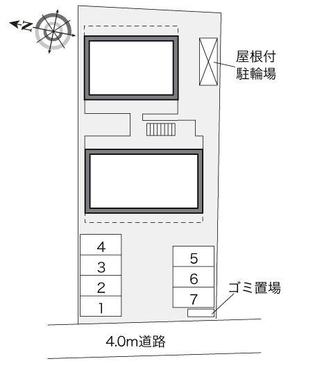 コンチェルト２００８(32348)の駐車配置図