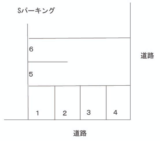 Sパーキングの駐車配置図