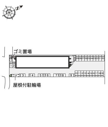 ロイヤル(43480)の駐車配置図
