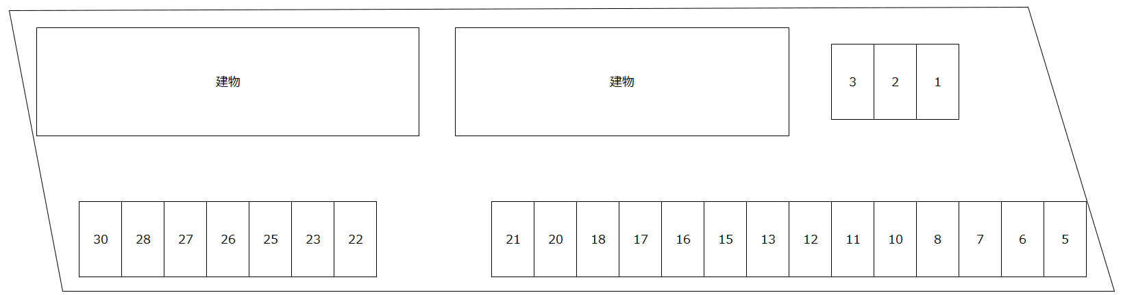 ＳｔａｒＳｗｅｅｔ　６ｔｈ　Ａの駐車配置図