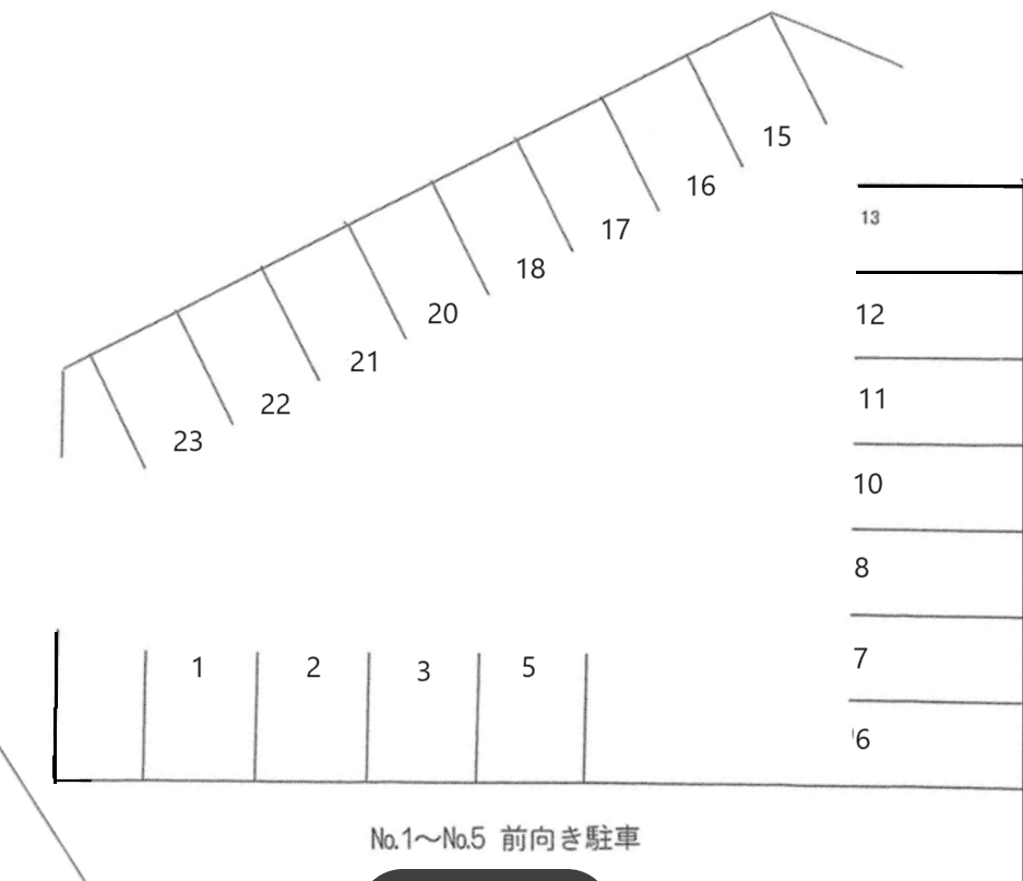 花園町新田76月極駐車場の駐車配置図