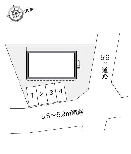 三山(21661)の駐車配置図
