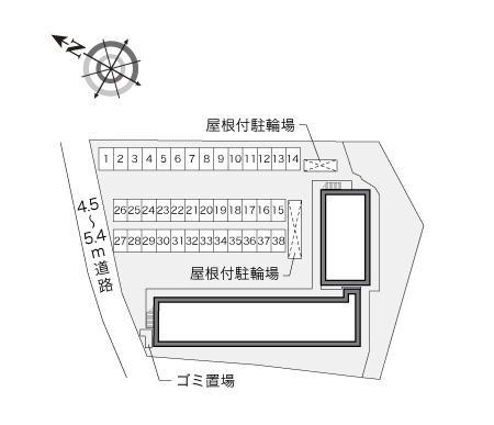 アルクＫＲＨフレンドⅢ(60386)の駐車配置図