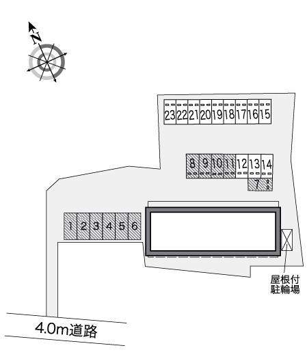 悠(27544)の駐車配置図