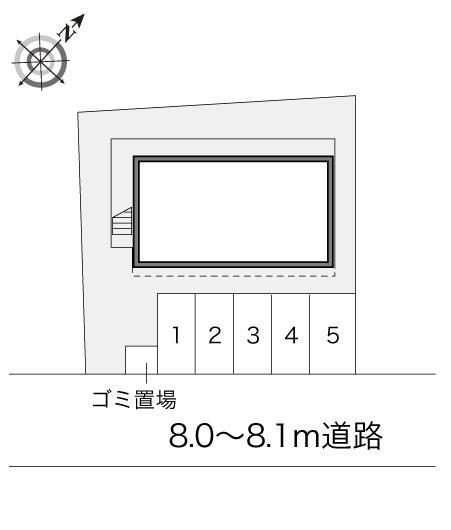 ルミエール(18315)の駐車配置図